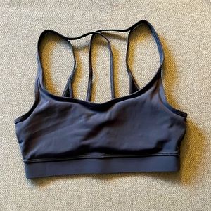 Vuori Mindset Bra. Color: Azure. Size small. Worn once.